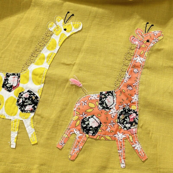 Toddler/Kid Yellow Giraffe Dress