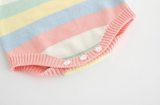 Baby/Toddler Stripe Knit Romper
