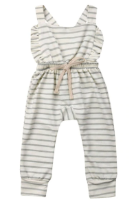 Baby/Toddler Ruffle Backless Romper - Multiple Colors