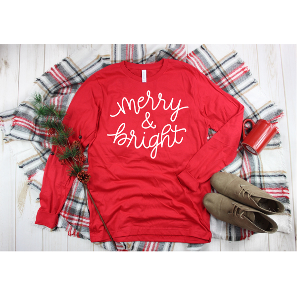 Merry and Bright Women's Long Sleeve Shirt