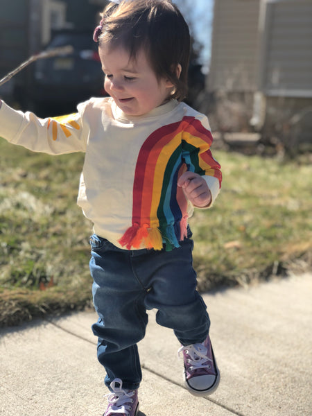 Baby/Kids Rainbow Sweatshirt