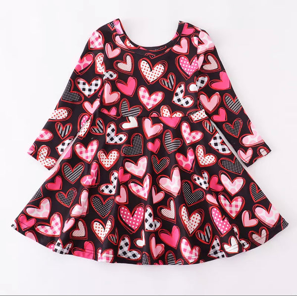 Baby/Toddler Patterned Heart Dress