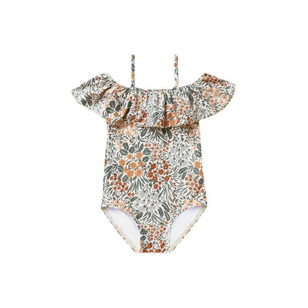 Baby/Toddler Floral Ruffle Swimsuit