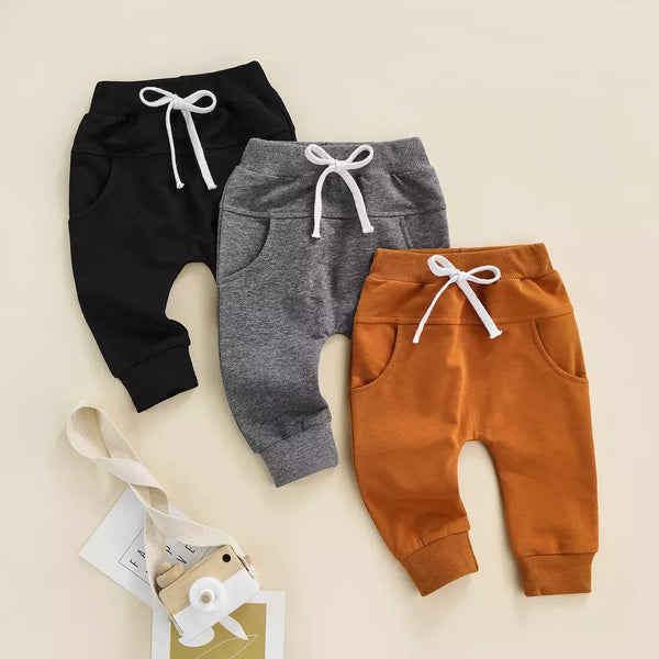 Baby/Toddler Drawstring Jogger - Multiple Colors