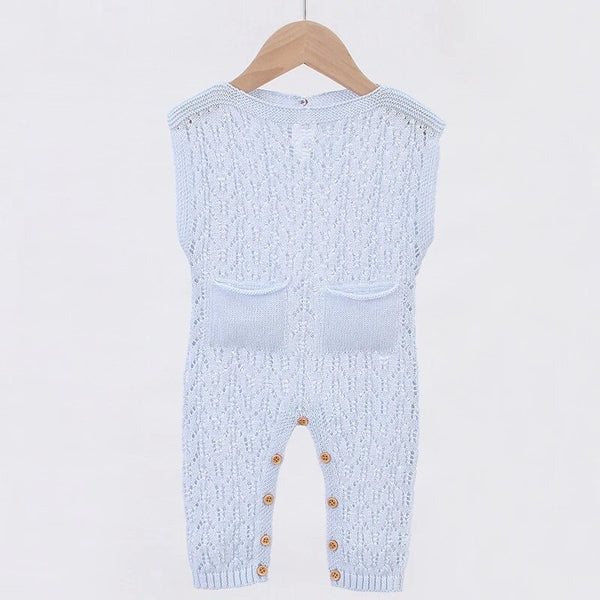 Baby/Toddler Capsleeve Knit Jumpsuit