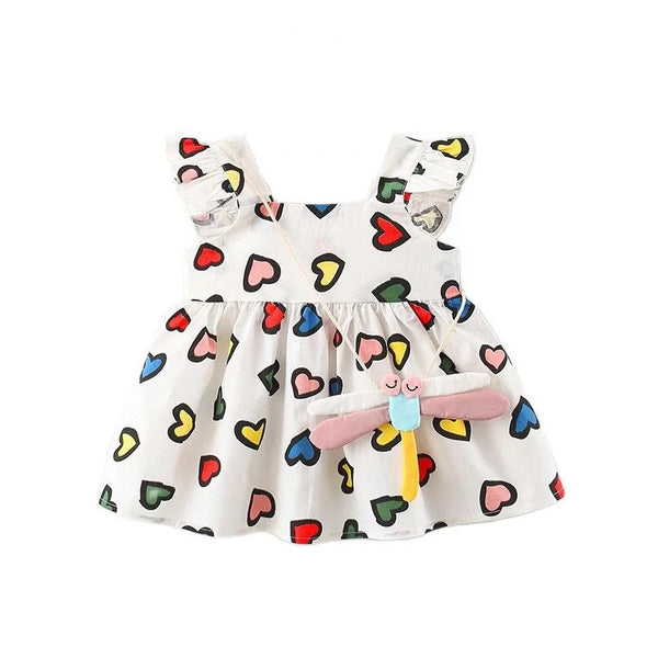 Baby/Toddler Rainbow Heart Dress