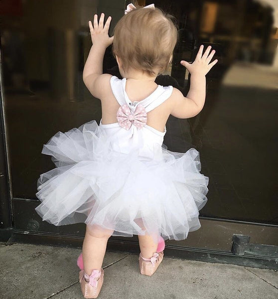 Baby/Toddler White Tutu Dress