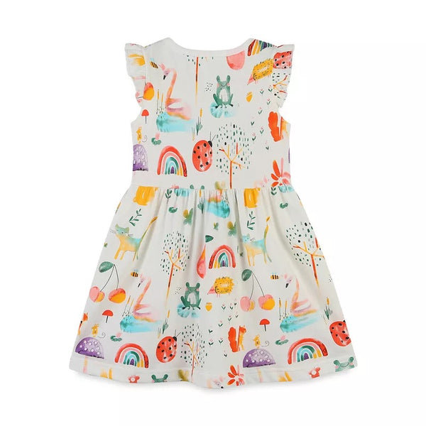 Toddler Ladybug/Rainbow Dress