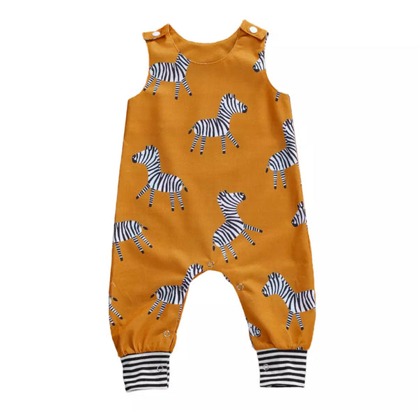 Baby/Toddler Zebra Romper