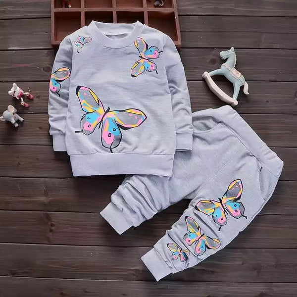 Baby/Toddler Butterfly Joggers Set