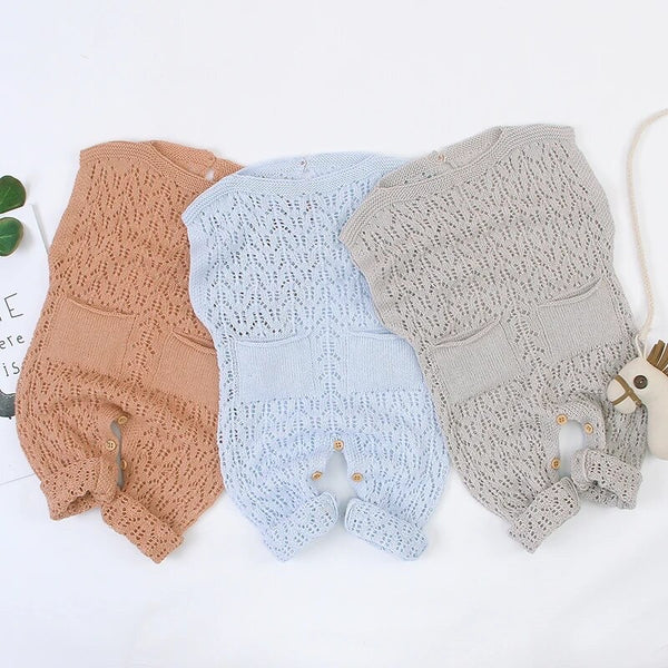 Baby/Toddler Capsleeve Knit Jumpsuit
