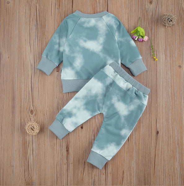 Baby/Toddler Tie Dye Joggers Set - Multiple Colors